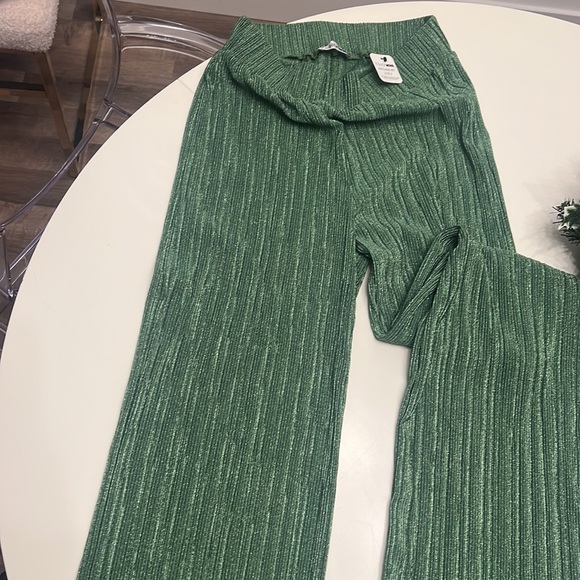 Fashion Nova long sleeve pant set sparkly green size S - Picture 3 of 4